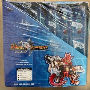 DUEL MASTERS TRADING CARD GAME DM01 TWO PLAYER STARTER DECK CASE Factory Sealed